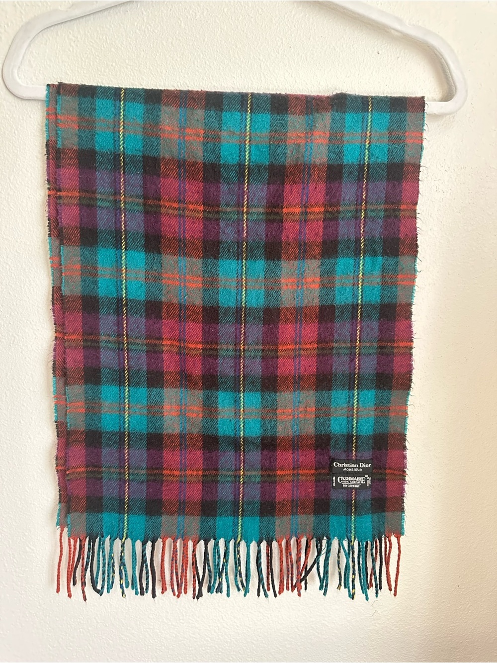 Vintage Christian Dior Monsieur scarf